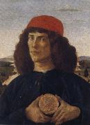 Sandro Botticelli Portrait Cosimo old gentleman Sweden oil painting artist